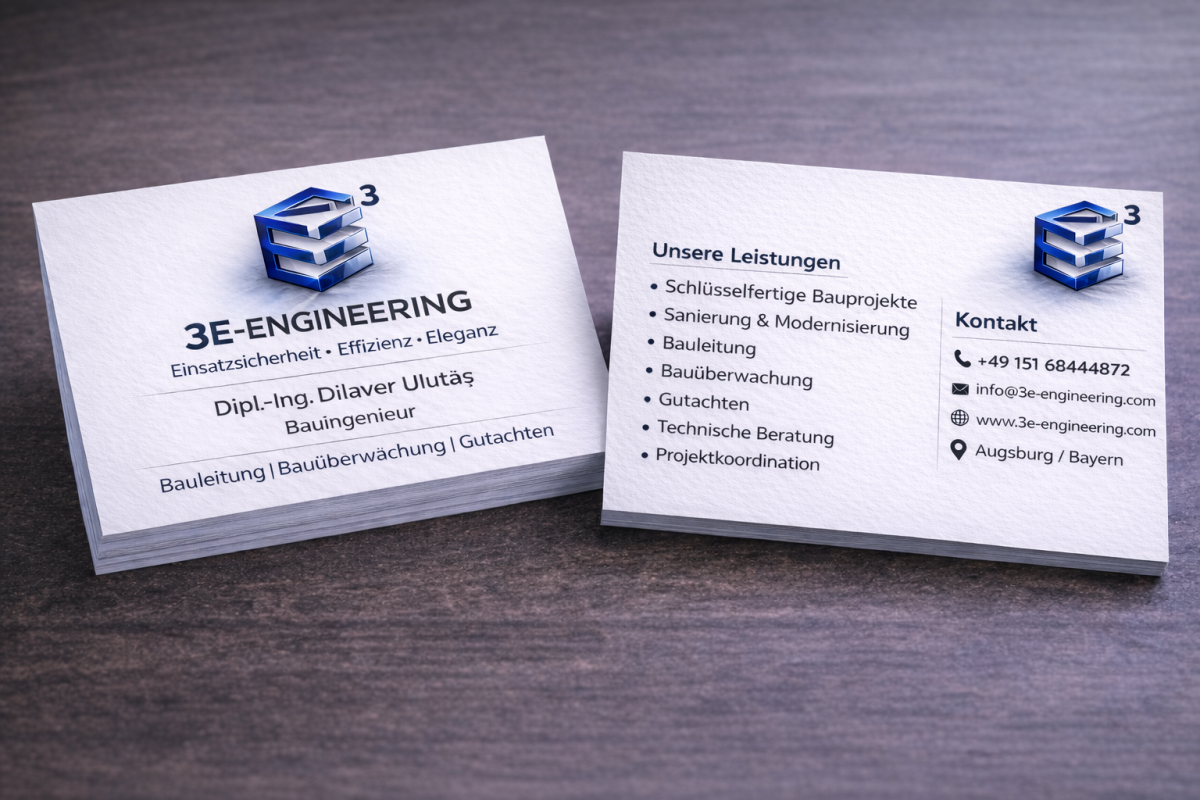 Impressum – 3E Engineering Dipl.-Ing. Dilaver Ulutaş